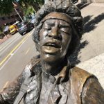 statue of Jimi Hendrix